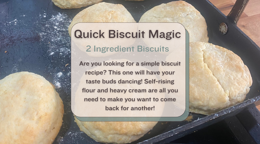 Quick Biscuit Magic (2 ingredient Biscuits)