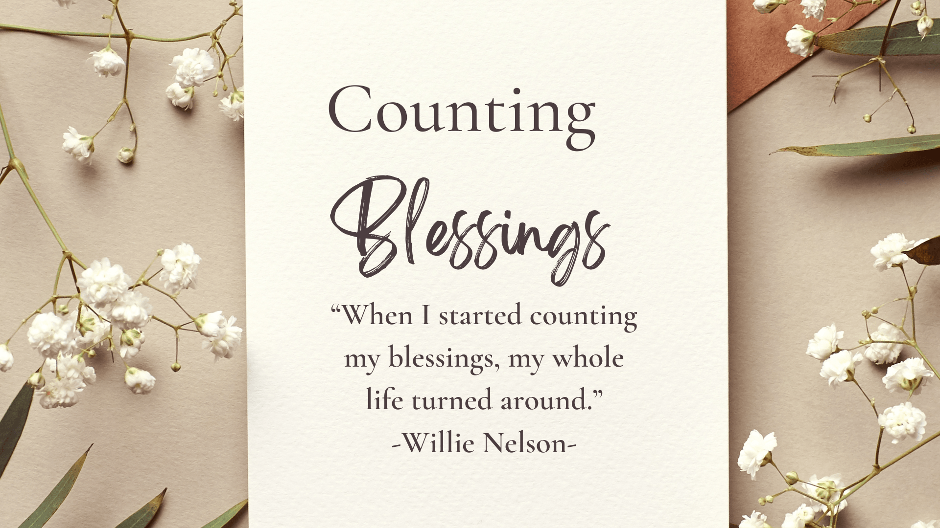Counting Blessings