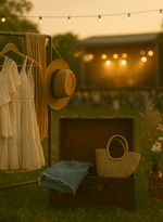 Boho Backstage: Lace, Denim & Free-Spirited Vibes