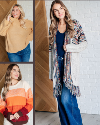 Wrapped In Warmth: Sweaters, Cardigans & Layers