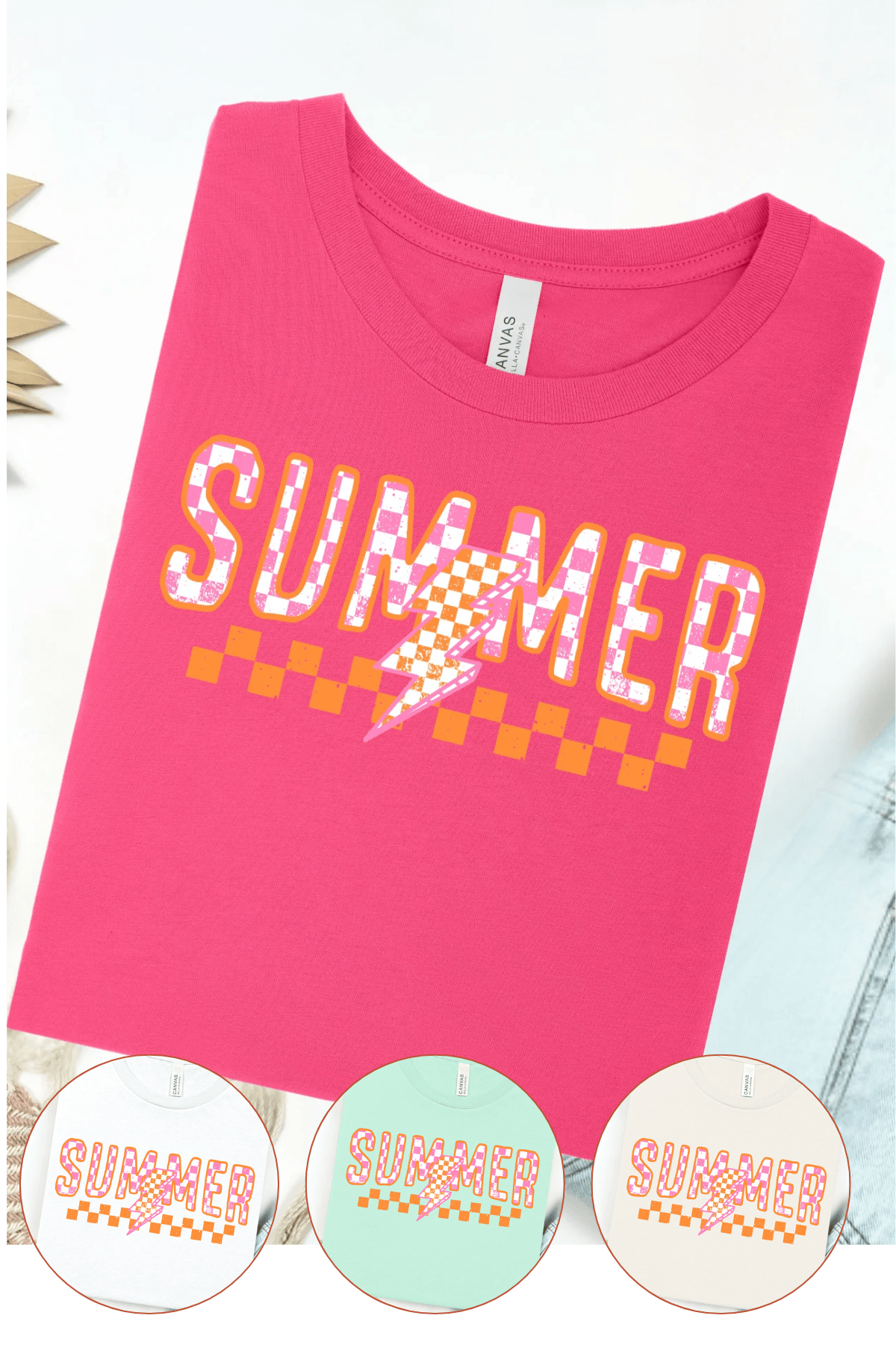 Shockin’ Summer Vibes  Bella Canvas T-Shirt