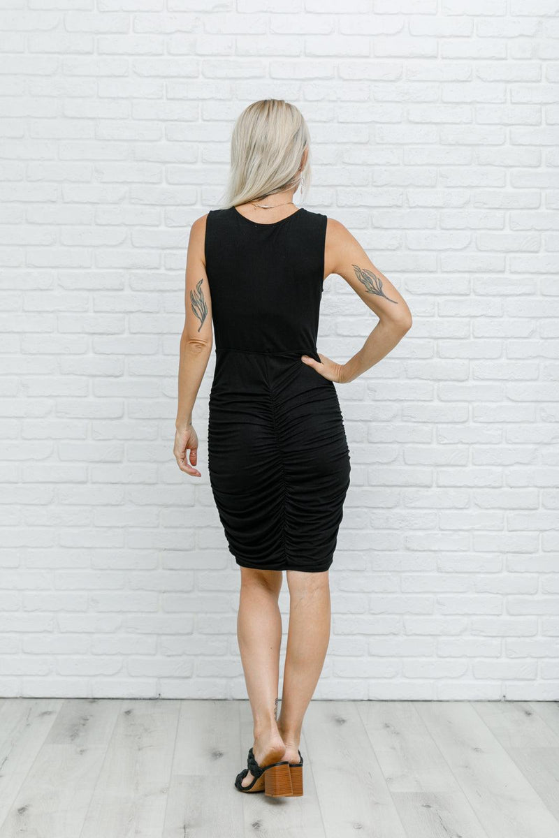 Summer Nights Black Dress - Three Mad Hatters Mercantile 