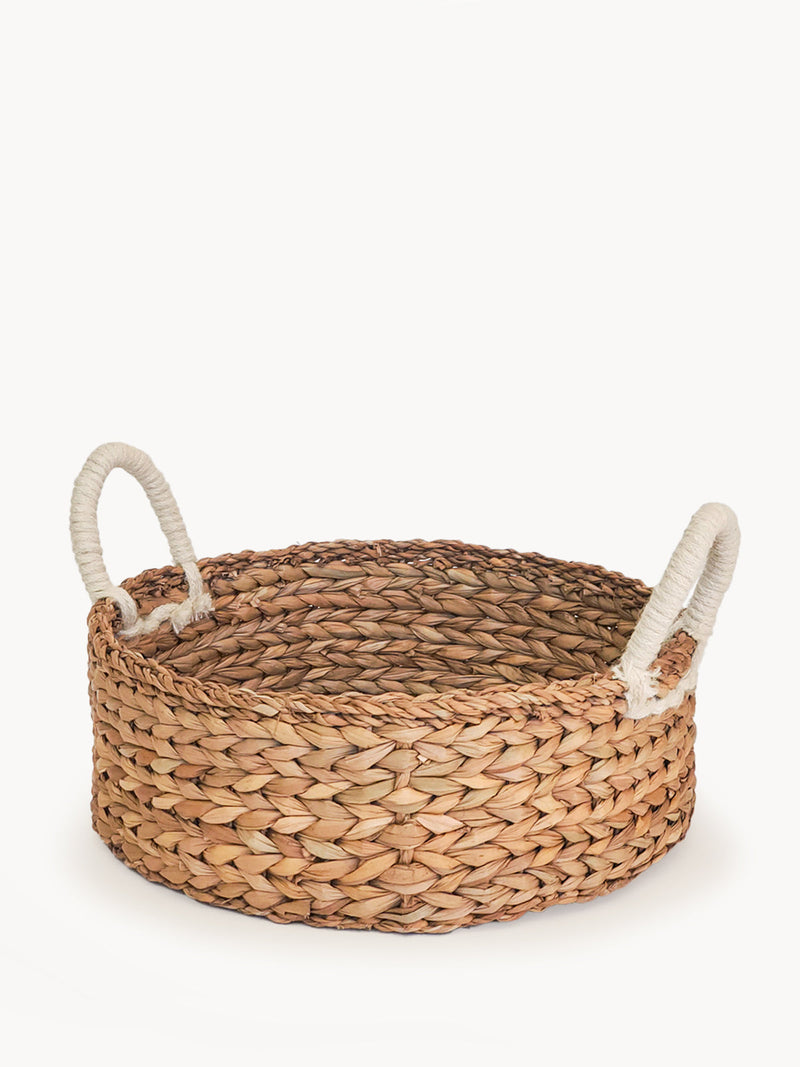 Savar Round Tray Basket Basket with Handle   