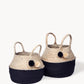 Naiya Foldable Basket Bag Basket with Handle   