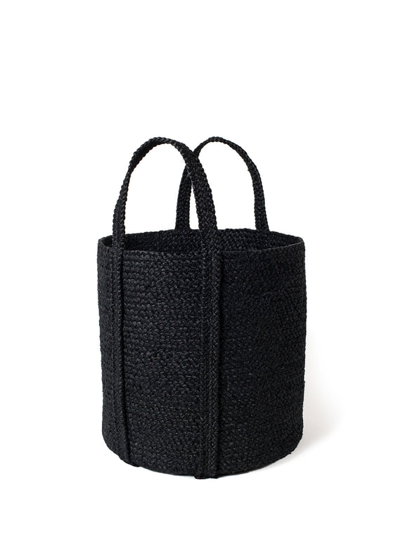 Kata Basket with handle - Black Basket with Handle   