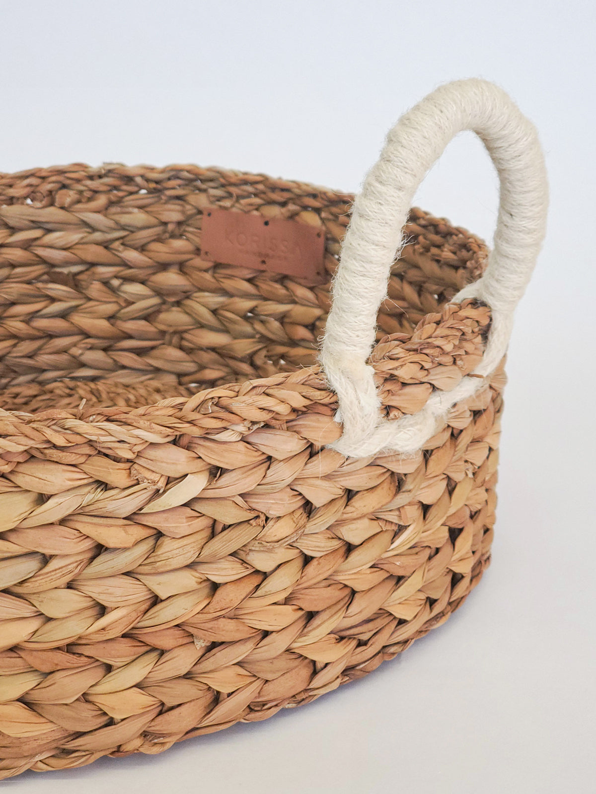 Savar Round Tray Basket Basket with Handle   