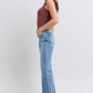 Judy Blue Raw Hem High Rise Bootcut Jeans Womens Jeans