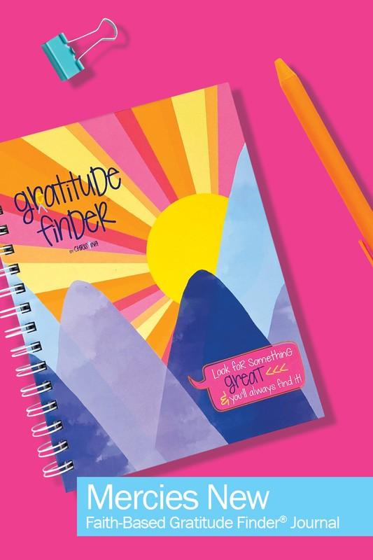 Faith-Based Gratitude Journal w Stickers 52-Week - Three Mad Hatters Mercantile 