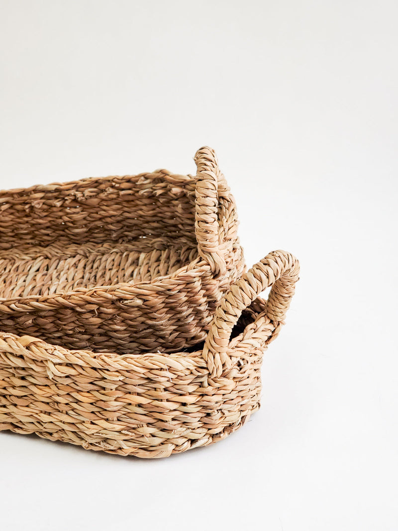 Savar Bread Basket with Natural Handle Basket with Handle   