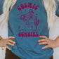 Cosmic Cowgirl Graphic Tee Womens Graphic T-shirt Heather Deep Teal S 