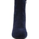 Chena Rhinestones Embellished Block Heel Boots