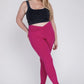 Plus V Waist Full Length Leggings    