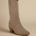 Mae Embroidery Detail Cowboy Boots