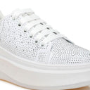 Jitter Bug Rhinestones Embellished Chunky Sneakers