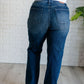 Muriel Mid Rise Control Top Classic Straight Jeans Womens   