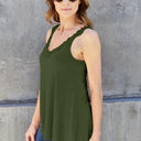 Basic Bae Lace Detail V-Neck Cutout Cami