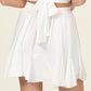 Not Your Girl Drawstring Ruffled Mini Skirt Mini Skirt   