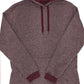 Marble Hoodie- Extra Long Mens Extra Long Hoodie BURGUNDY S 