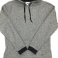 Marble Hoodie- Extra Long Mens Extra Long Hoodie GREY XL 