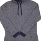 Marble Hoodie- Extra Long Mens Extra Long Hoodie NAVY S 