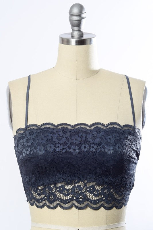 Wide Lace Bandeau Womens Bandeau   