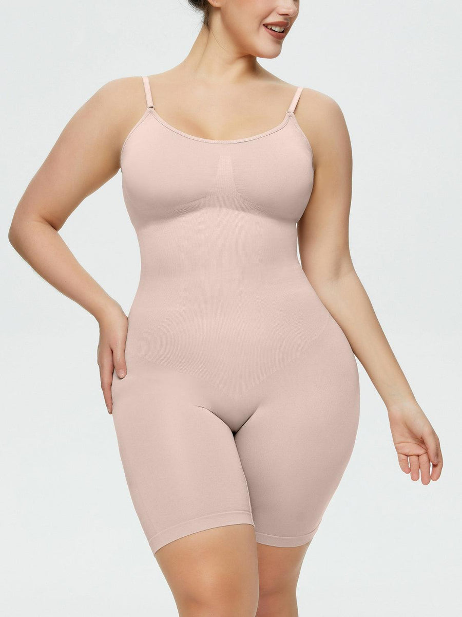 Spaghetti Strap Shaping Romper - Three Mad Hatters Mercantile 