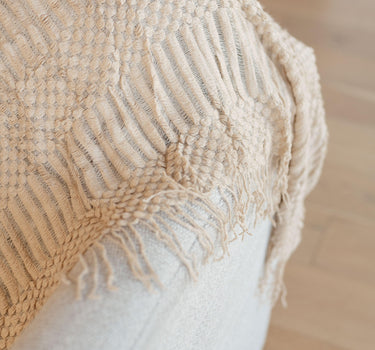 Graham Blanket Single Cuddle Size in Beige