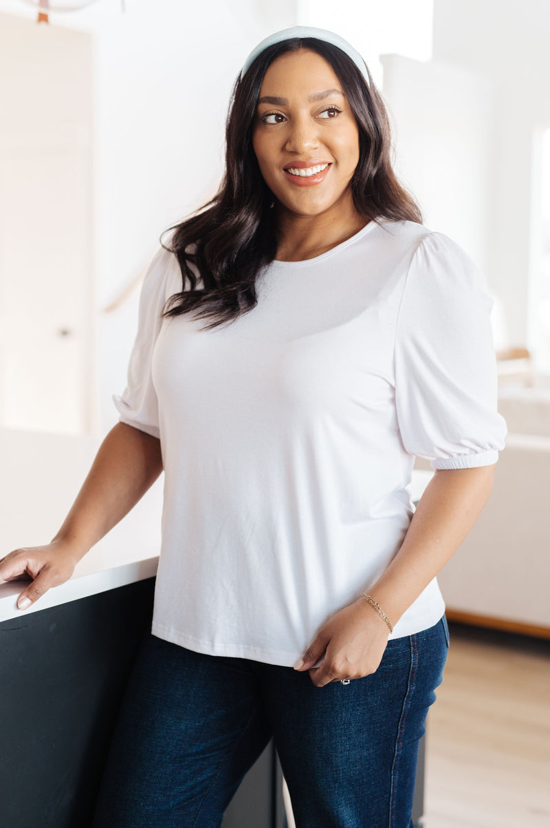 New Days Ahead White Blouse Tops   