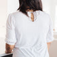 New Days Ahead White Blouse Tops   