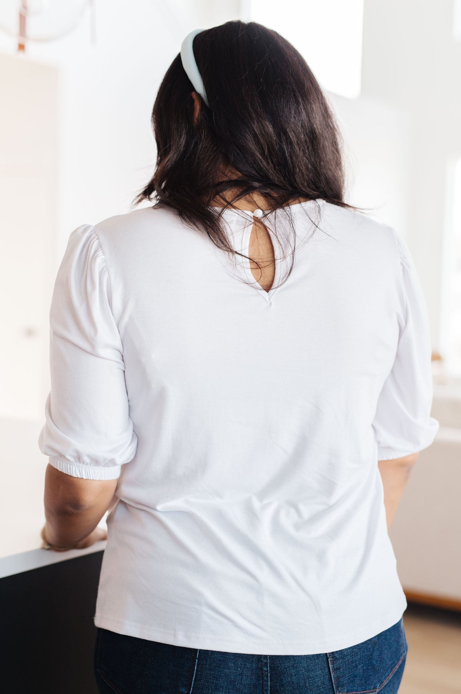 New Days Ahead White Blouse Tops   