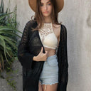 Knit Netted Cardigan