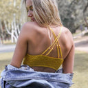 Crochet Daisy Longline Bralette