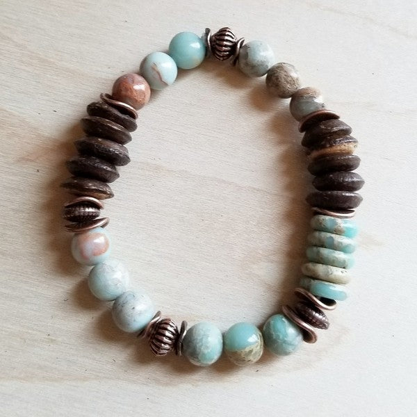 Aqua Terra and Wood Bracelet Aqua Terra Bracelet brown 1 