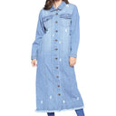 The Ultimate Denim Duster: Blue Age Long Denim Jacket
