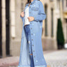 The Ultimate Denim Duster: Blue Age Long Denim Jacket