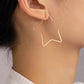 Trio graduate size star hoop earrings Star Hoop Earrings   