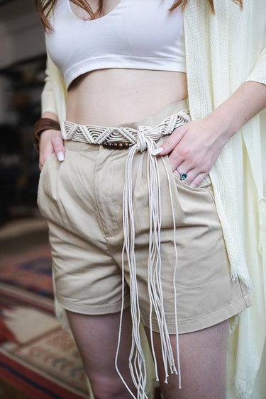 The Kimberlee Braided Bead Belt