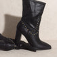 OASIS SOCIETY Paris - Studded Boots High Heel Boot   