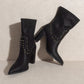 OASIS SOCIETY Paris - Studded Boots High Heel Boot   