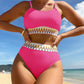 Scoop Neck Spaghetti Strap Two-Piece Swim Set    