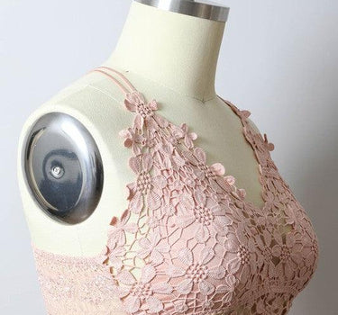 Crochet Daisy Longline Bralette Plus