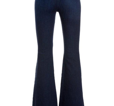 Be Bold Zipper Back Flare Jeans