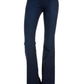 Zipper Back Flare Jeans Flare Leg Jeans   