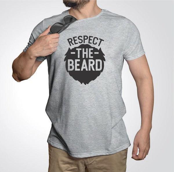 Respect the Beard Mens Tee - Three Mad Hatters Mercantile 