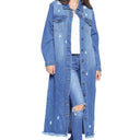 The Ultimate Denim Duster: Blue Age Long Denim Jacket