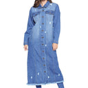 The Ultimate Denim Duster: Blue Age Long Denim Jacket