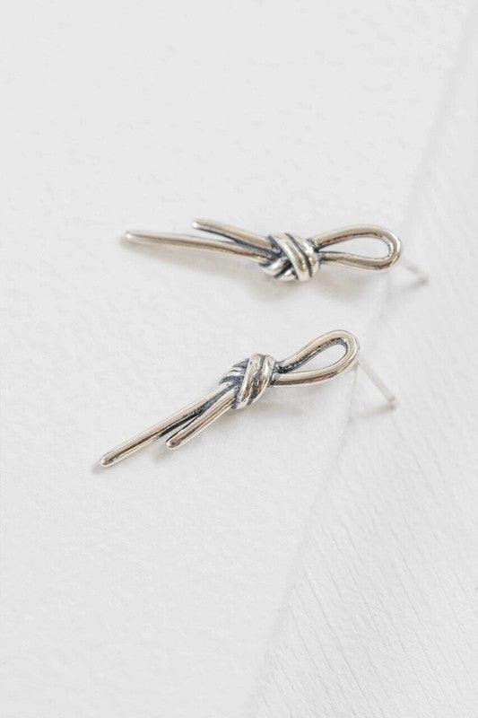 Ever After Knot Earrings - Three Mad Hatters Mercantile 