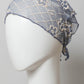 Bohemian Floral Lace Headscarf Headscarf Blue Default 