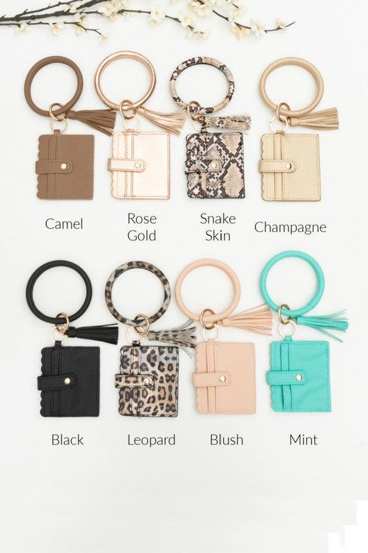 Key Ring ID Wallet Bracelet - Three Mad Hatters Mercantile 
