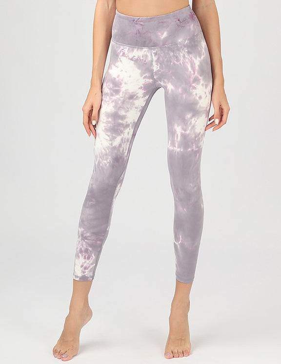 Tie-Dye Seamless High Waisted Leggings Leggings   